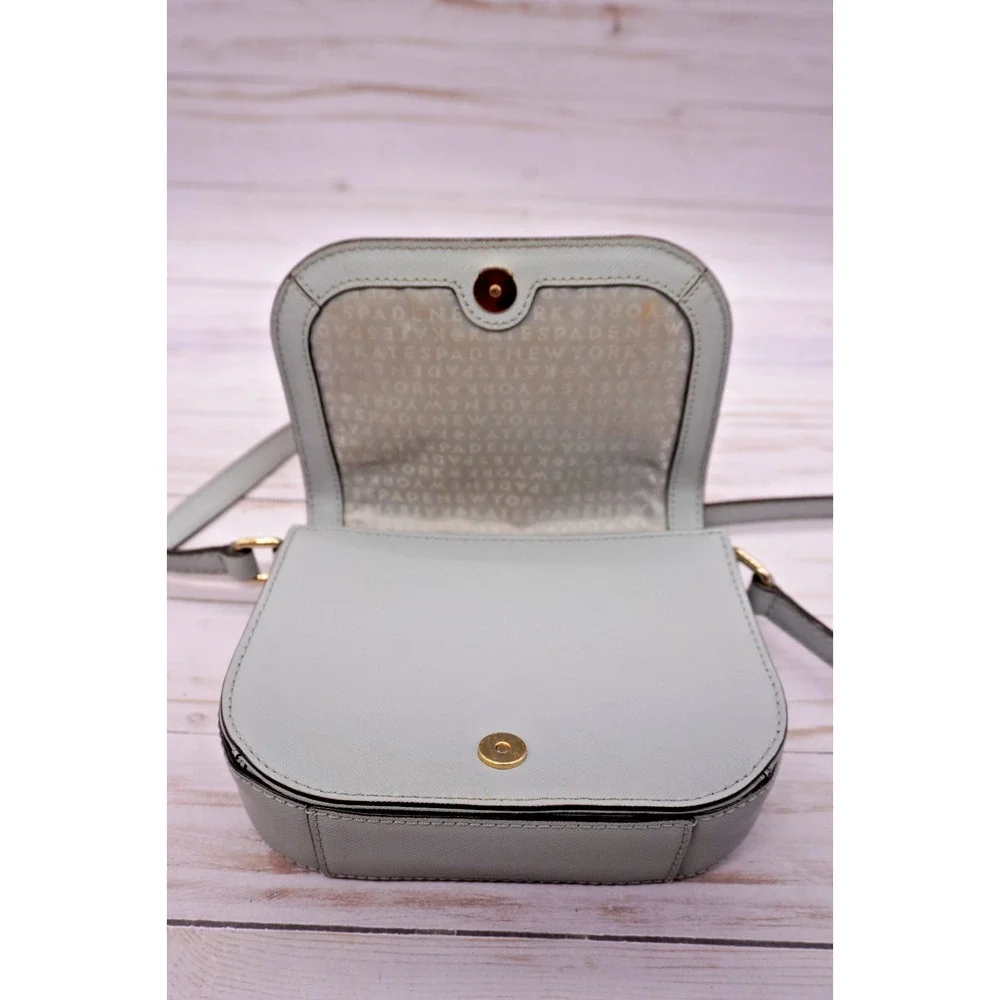 Kate Spade Crossbody Purse Blueish Gray
